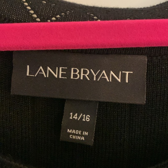 Lane Bryant Pleated Fit & Flare Sweater Dress - 14/16 - Picture 4 of 5